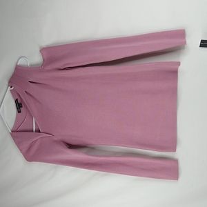 Women's Mauve Cold Shoulder Sweater Size: S